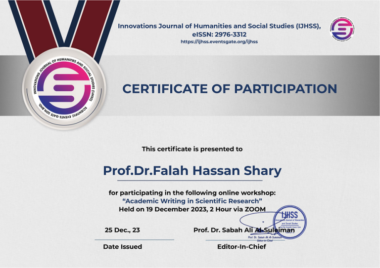 عميد كلية الصيدلة يشارك في ورشة عمل Academic Writing in Scientific Research