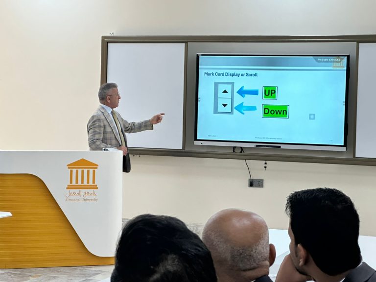 ورشة عمل حول إعداد “بطاقة درجات الطالب” في جامعة المعقل